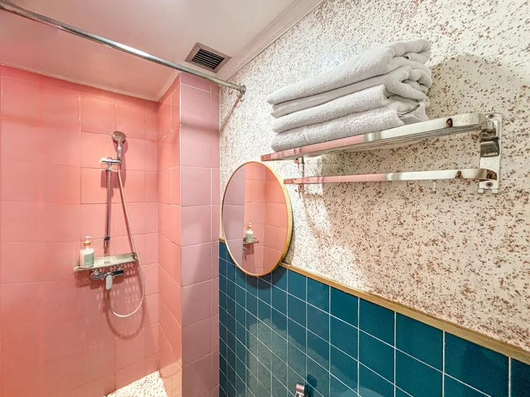 Hong Kong: A hot-water shower, with clean towels for every guest.