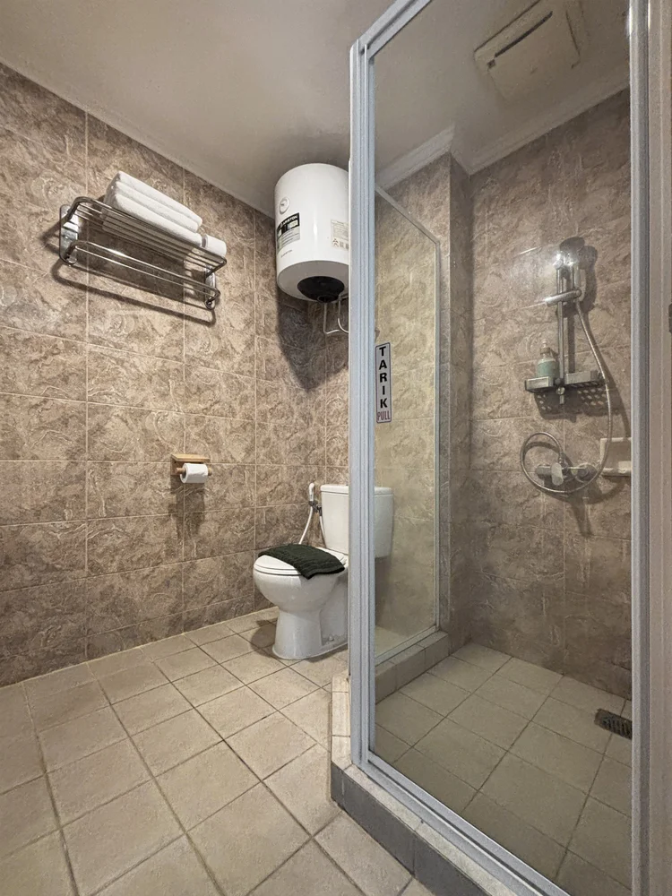 Namibia: Two bathrooms in this unit, one inside the master bedroom.